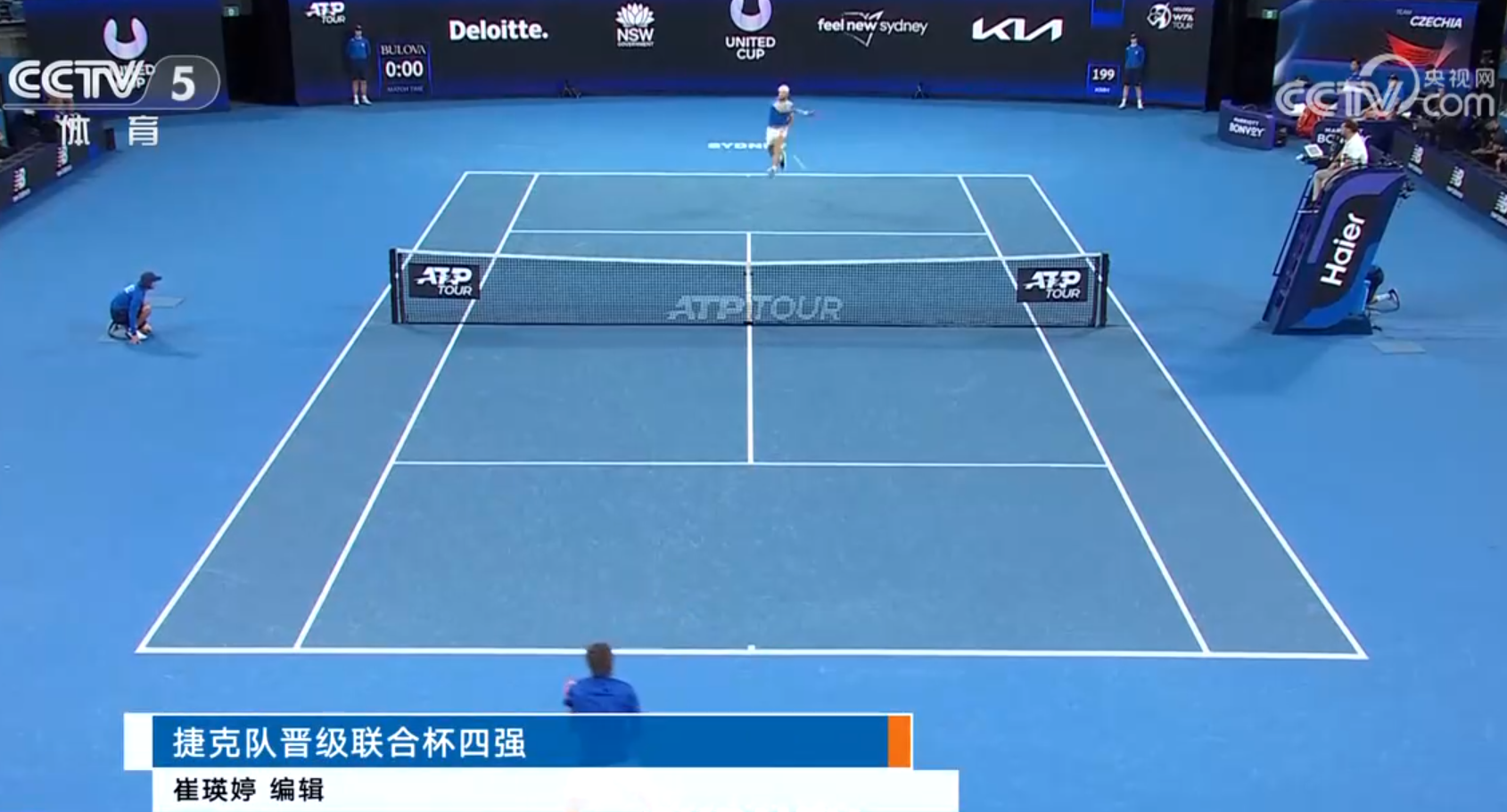 欧洲网球队险胜意大利网球队，瓦林卡制霸全场